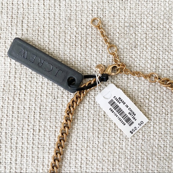 J Crew Crystal Clusters Chain Necklace - Picture 5 of 5
